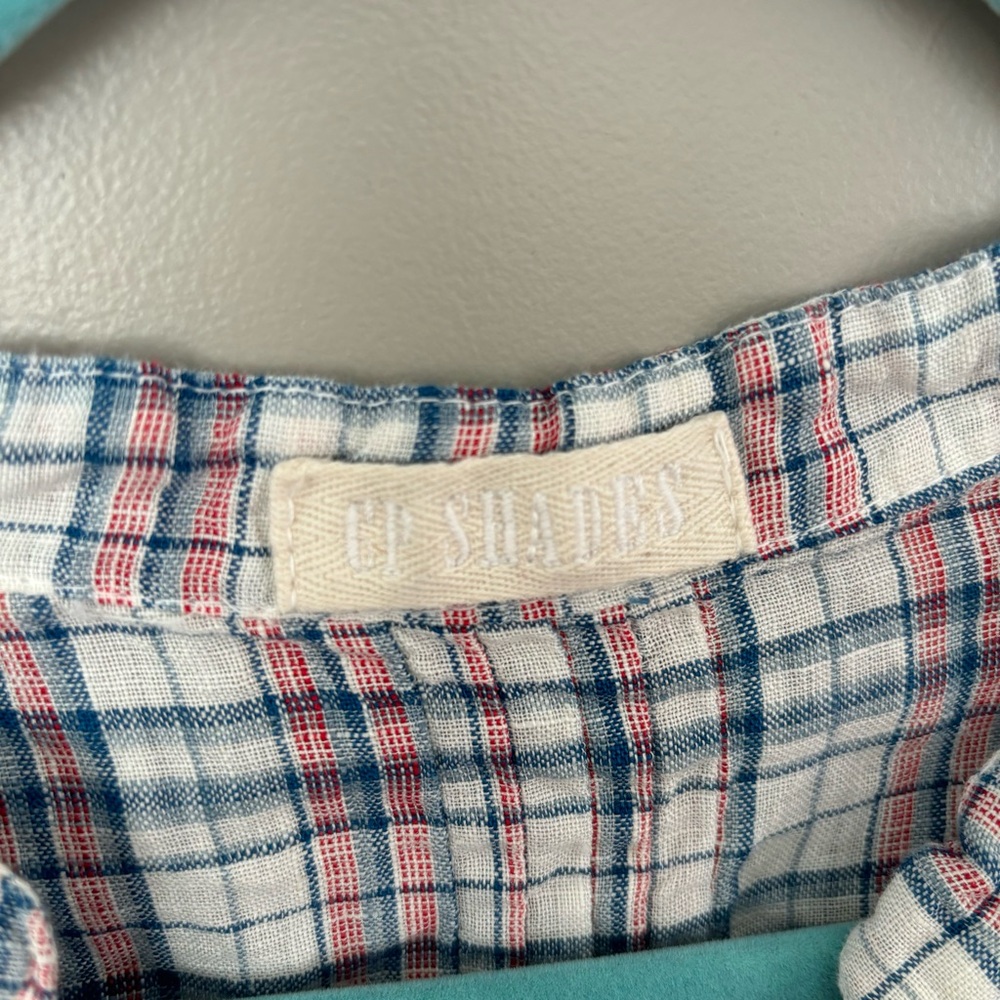 CP Shades Regina Cap Sleeve Dress Linen - Picture 5 of 7